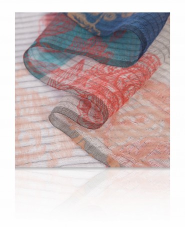 Палантин Женский SW-ROSE/BLUE